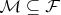 $\mathcal{M}\subseteq\mathcal{F}$
