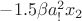 $-1.5 \beta a_!^2  x_2$