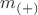 $m_{(+)}$