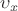 \upsilon_{x}