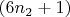 $(6n_2 + 1)$