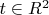 $t \in {\matbb R}^2$