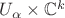 $U_\alpha\times \mathbb{C}^k$