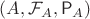 $(A,\mathcal F_A,\Prob_A)$