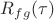 $R_{fg}(\tau)$