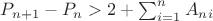 $P_{n+1}-P_n>2+\sum_{i=1}^{n}{A_n_i}$