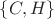 ${\left\lbrace} C, H{\right\rbrace}$