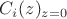 $C_i(z)_{z=0}$