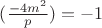 $(\frac{-4m^2}{p})=-1$