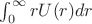 $\int_{0}^{\infty}rU(r)dr$