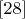 $\eqno[28]$