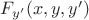 $F_{y'}(x,y,y')$