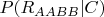 $P(R_{AABB}|C)$