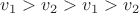 $v_1 > v_2 > v_1 > v_2$