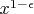 $x^{1-\epsilon}$