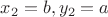 $x_2=b,y_2=a$