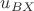 $u_{BX}$