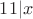 $11|x$