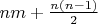$nm+\frac {n(n-1)}2$