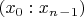 $(x_0 : x_n_-_1)$