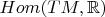 $Hom(TM,\mathbb{R})$