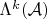 $\Lambda^k(\mathcal{A})$