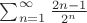$ \sum_{n=1}^{\infty}\frac{2n-1}{2^n}$