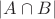 $|A\cap B|$