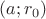 $(a;r_0)$