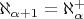 $\aleph_{\alpha+1}=\aleph_{\alpha}^+$