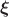 $\boldsymbol\xi$
