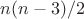 $n(n-3)/2$