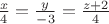 $\frac{x}{4}=\frac{y}{-3}=\frac{z+2}{4}$