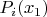 $P_i(x_1)$