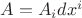 $A = A_i dx ^i$