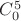 $C^{5}_{0}$