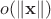 $o(\|\mathbf{x}\|)$