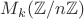 $M_k(\mathbb{Z}/n\mathbb{Z})$