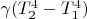 $\gamma(T_2^4-T_1^4)$