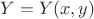 $Y=Y(x,y)$