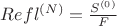 $Refl^{(N)} = \frac{S^{(0)}}{F}$ $Refl^{(N)} = \frac{S^{(0)}}{F}$
