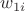 $w_{1i}$