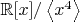$\mathbb{R}[x]/\left<x^4\right>$