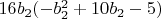 $16 b_2 (-b_2^2+10 b_2-5)$