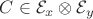 $C\in \mathcal{E}_x\otimes\mathcal{E}_y$
