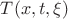 $T(x,t,\xi)$