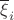 $\overline \xi_i$