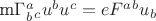 m\Gamma^a_b_cu^bu^c=eF^a^bu_b$