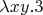 $\lambda x y . 3$