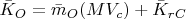$\bar{K}_O=\bar{m}_O(MV_c)+\bar{K}_{rC}$
